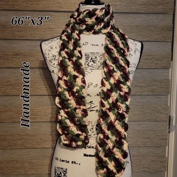 Hand Crafted Accessories - Handmade Winter Scarf